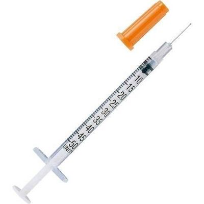 U-100 u-40 Hoge 0.5ml 1ml - kwaliteits Steriele Beschikbare Spuit met Vaste Naald